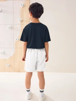 Blanc - Shorts de sport (3-16ans)