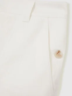 Blanc - Shorts en lin Reiss Ashby