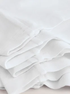 Blanc - Shorts Long Leg Caleçons 5 Pack (2-16ans)