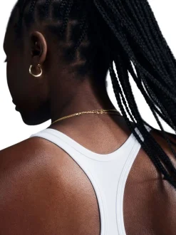 Blanc - Soutien-gorge de sport Nike Swoosh léger