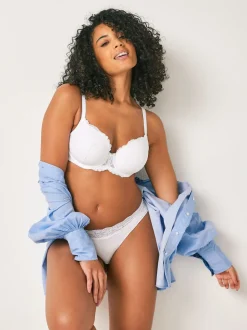 Blanc - Soutien-gorge Dentelle DD+