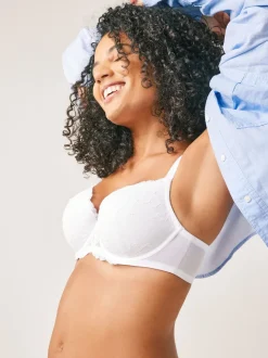 Blanc - Soutien-gorge Dentelle DD+