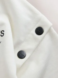 Blanc - Sweat à capuche smALLSAINTS Amphia Underground zippé