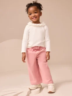 Blanc - Top à col à manches longues (3mths-7yrs)