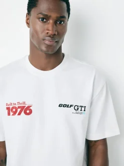 Blanc - T-shirt graphique Hot Hatch Car