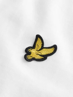 Blanc - T-shirt Lyle & Scott Col rond en coton