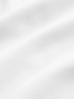 Blanc - T-shirt épais doux au toucher élégant