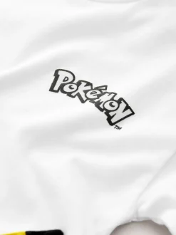 Blanc - T-shirt Pokemon à manches courtes (4-14ans)