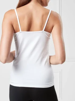 Blanc - Veste mince de courroie