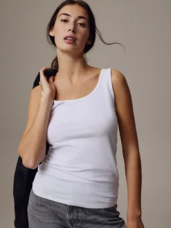 Blanc - Veste épaisse de courroie