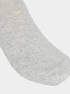 Blanc chromé - Col rond - adidas Originals 3-Rayures Chaussettes Col rond 3 paires