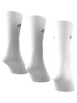 Blanc colombe - Lot de 3 - Chaussettes adidas rembourrées