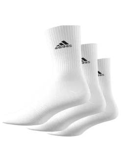 Blanc colombe - Lot de 3 - Chaussettes adidas rembourrées