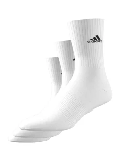 Blanc colombe - Lot de 3 - Chaussettes adidas rembourrées