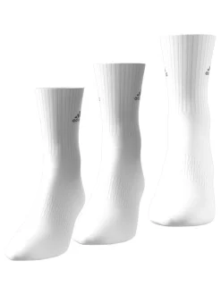 Blanc colombe - Lot de 3 - Chaussettes adidas rembourrées