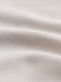 Blanc écru - Ajustement régulier - Sweat-shirt à capuche en jersey riche en coton épais