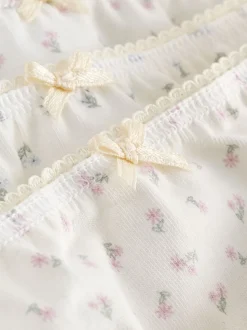 Blanc écru - Lot 5 slips de bikini (1.5-16ans)