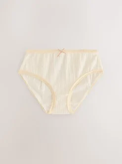 Blanc écru - Lot de 5 Caleçons texturés (1.5-16ans)