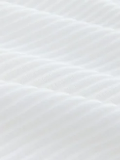 Blanc écru - Polo texturé élégant à col zippé