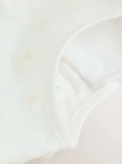 Blanc 3D fleurs - Robe d'occasion pour bébé (0mths-2yrs)