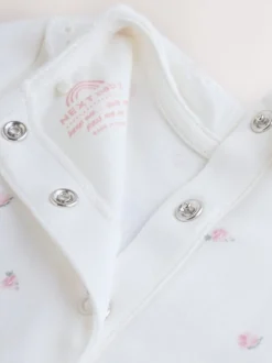 Blanc Little Sister - Combinaison de nuit BÉBÉ famille (0-2ans)