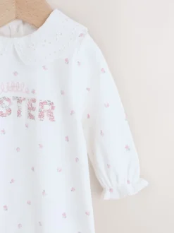 Blanc Little Sister - Combinaison de nuit BÉBÉ famille (0-2ans)