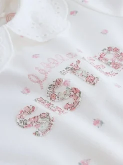 Blanc Little Sister - Combinaison de nuit BÉBÉ famille (0-2ans)