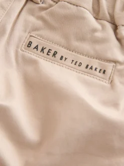 Blanc/ Pierre - Ensemble Baker by Ted Baker : Chemise, Pantalons et Bretelles
