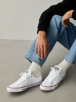 Blanc éteint - Converse Chuck Ox Trainers