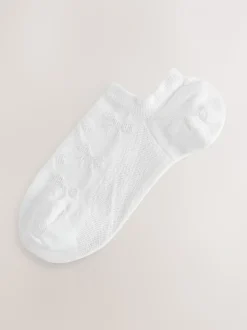 Blanc texturé avec nœud - Paquet de chaussettes d'entraînement 4