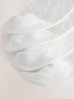 Blanc texturé avec nœud - Paquet de chaussettes d'entraînement 4
