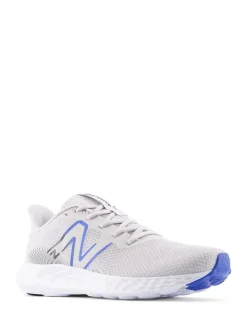 Blanc/Bleu - New Balance Mens 411 Trainers