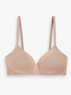 Blanc/bleu marine/rose - Lot de 3 soutiens-gorge en mélange de coton Ultimate Comfort