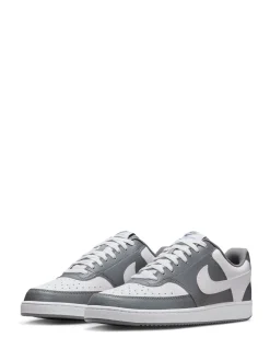 Blanc/Gris - Baskets basses Nike Court Vision