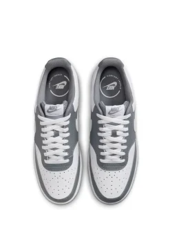 Blanc/Gris - Baskets basses Nike Court Vision