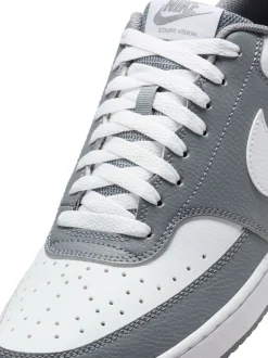 Blanc/Gris - Baskets basses Nike Court Vision