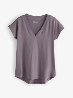 Blanc/gris/kaki/rouille/marron - 5 de t-shirts Colen V Mancherons % 100