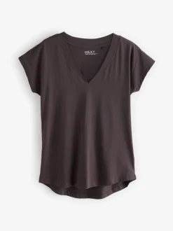 Blanc/gris/kaki/rouille/marron - 5 de t-shirts Colen V Mancherons % 100