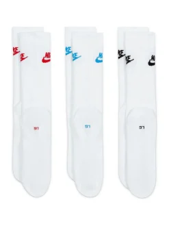blanc/multicolore - Lot de chaussettes Nike Everyday Essential 3