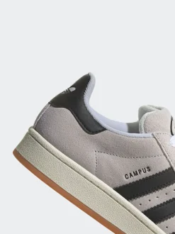 Blanc/Noir - adidas originals Campus 00s Trainers