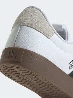 Blanc/Noir - Adidas VL Court 3.0 Formateurs