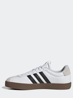 Blanc/Noir - Adidas VL Court 3.0 Formateurs
