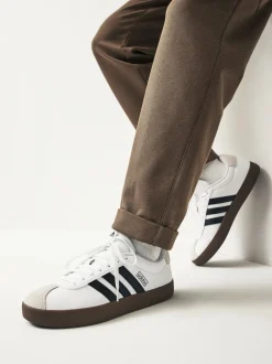 Blanc/Noir - adidas VL Court Trainers