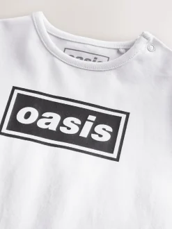 Blanc/Noir - Barboteuse Band bébé