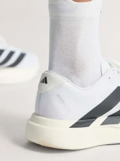 Blanc/Noir - Baskets adidas Adizero EVO