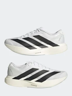 Blanc/Noir - Baskets adidas Adizero EVO