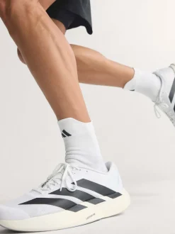 Blanc/Noir - Baskets adidas Adizero EVO