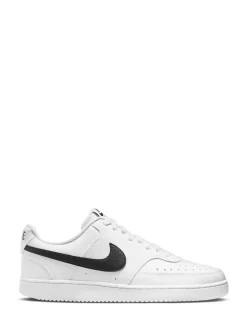 Blanc/Noir - Baskets basses Nike Court Vision
