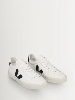 Blanc/Noir - Baskets Veja Campo