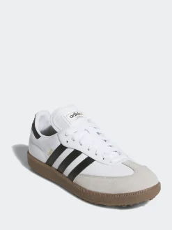 Blanc/Noir - Chaussures adidas Golf Samba sans crampons